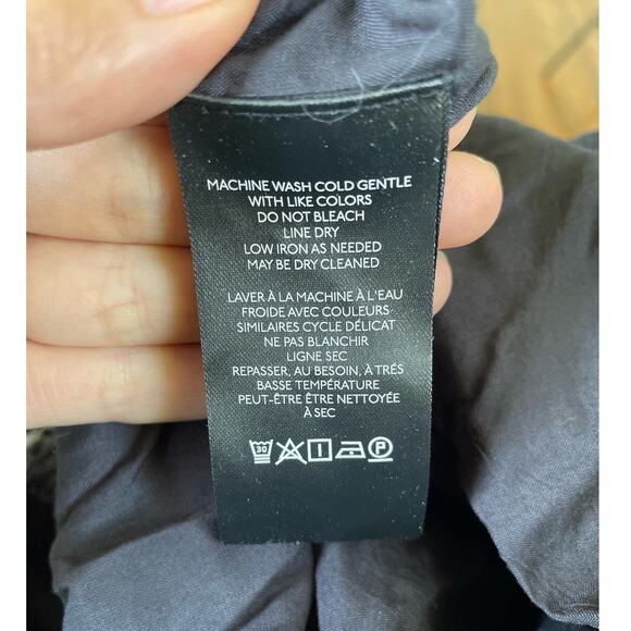 Free People Black Embroidered Boho Peasant Dress Size S/M NWT - Picture 9 of 10